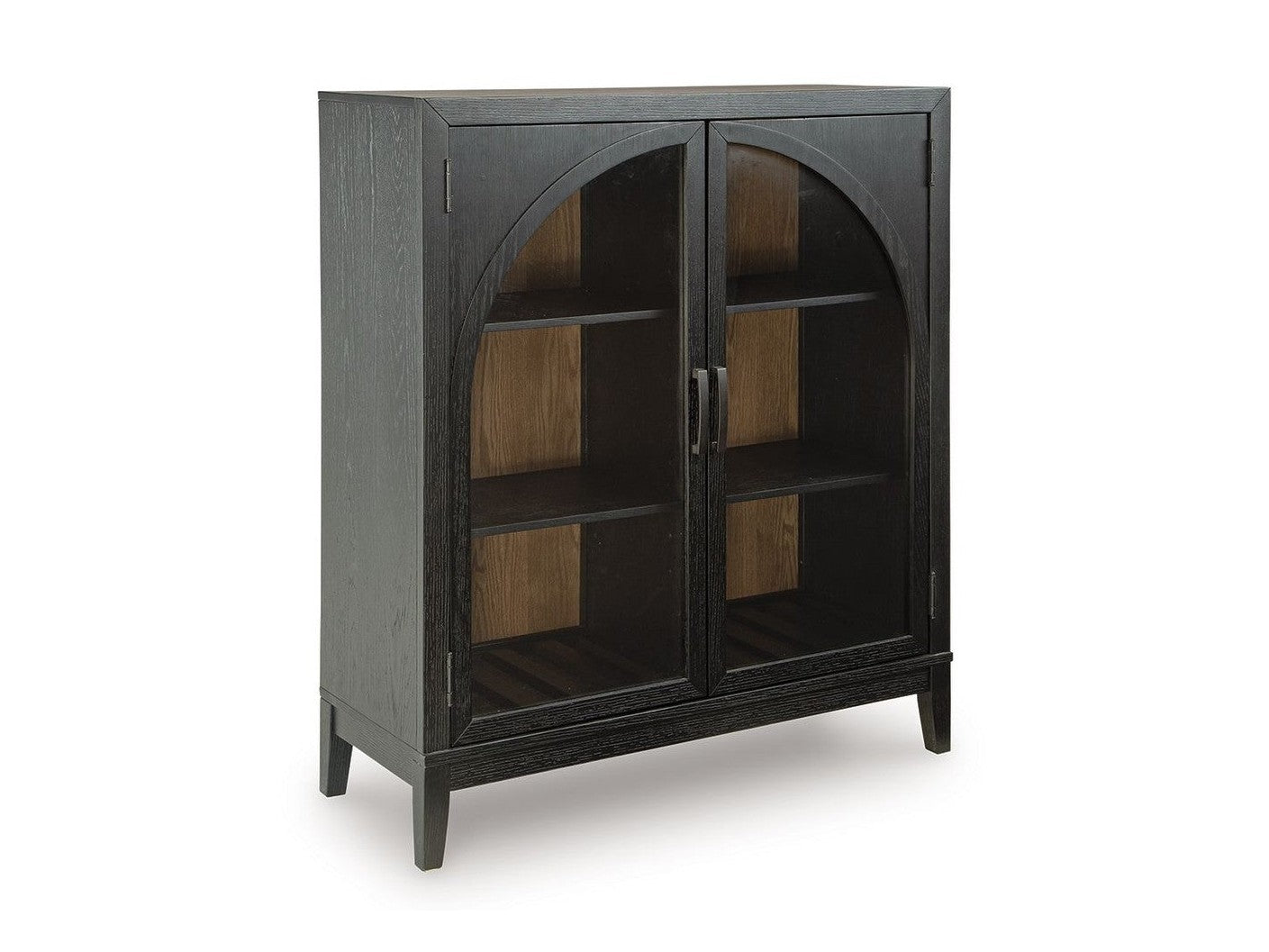 Armenleigh - Bar Cabinet - Black / Brown