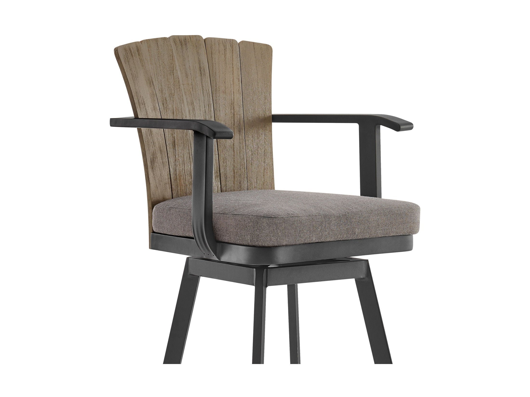 Hazel - Outdoor Patio Swivel Bar Stool
