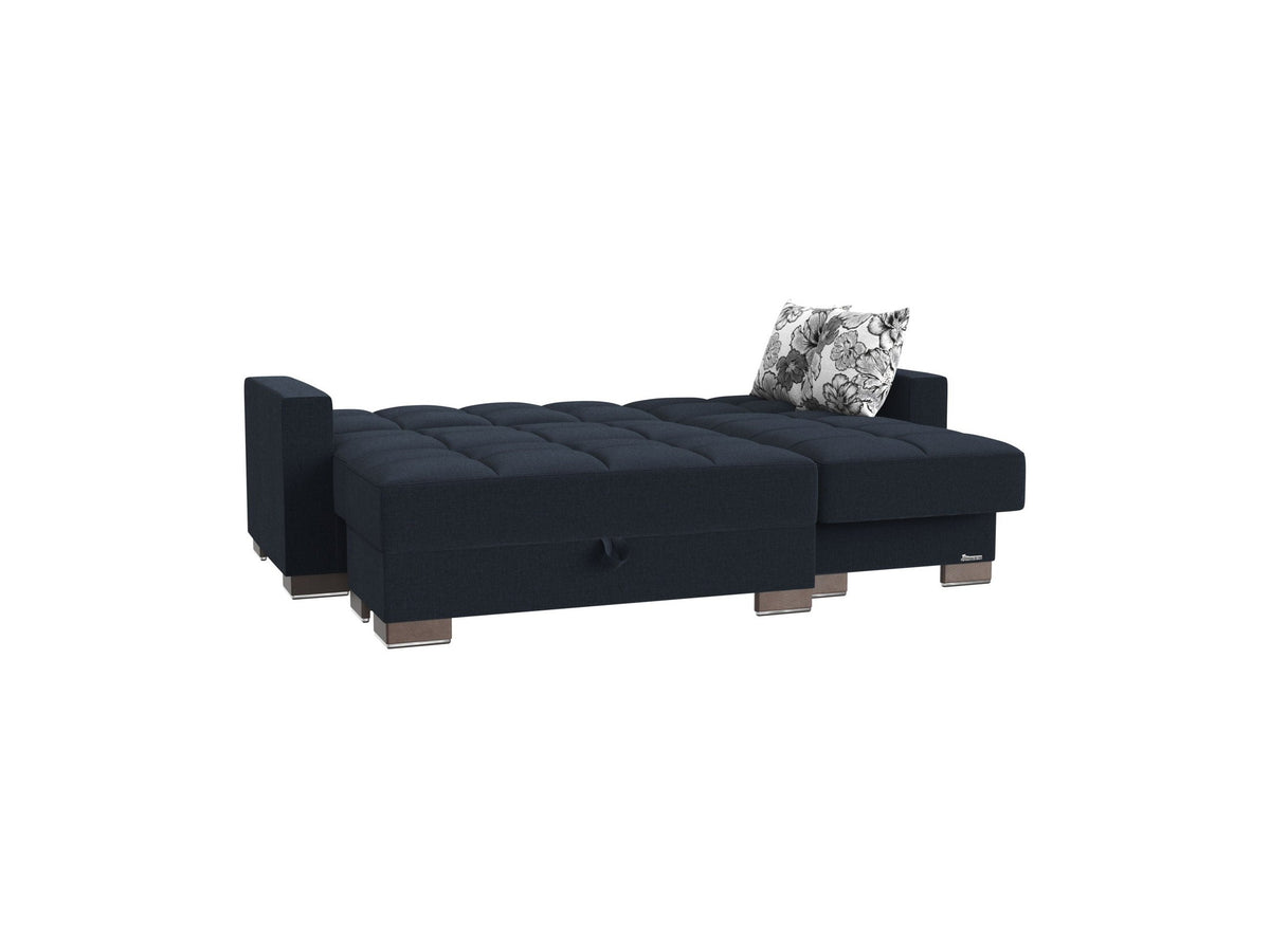 Ottomanson Armada - Upholstered Convertible Chaise Lounge With Storage - Polyester