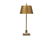 Fritzburn - Metal Table Lamp - Gold Finish / White