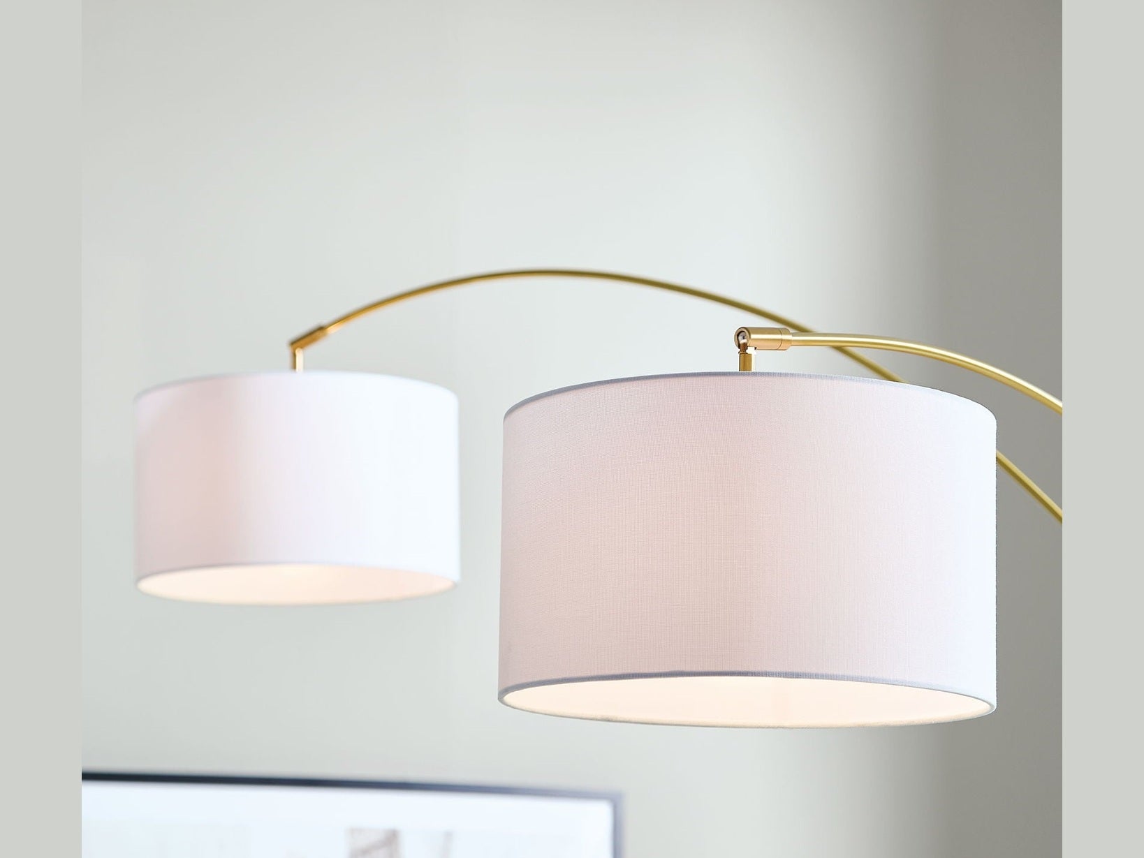 Valo - Metal Arc Lamp - Gold Finish