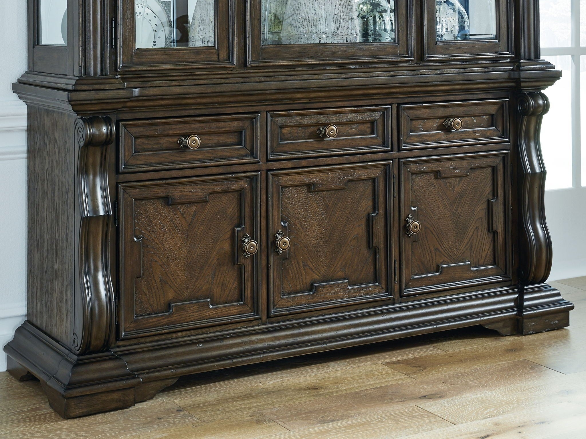 Maylee - Dining Room Buffet - Dark Brown