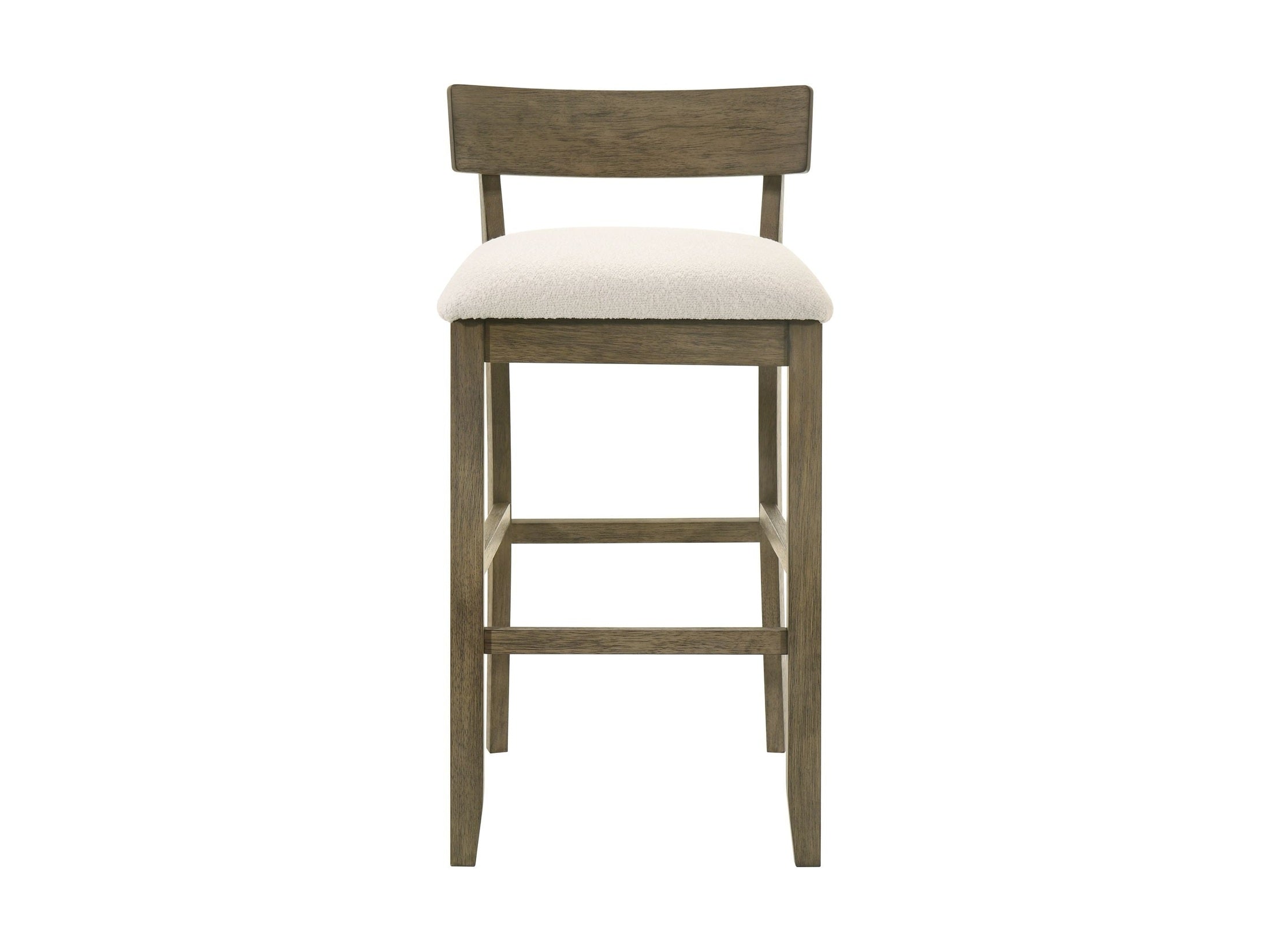 Merie - Modern Transitional Wood Bar Height Kitchen Bar Stool