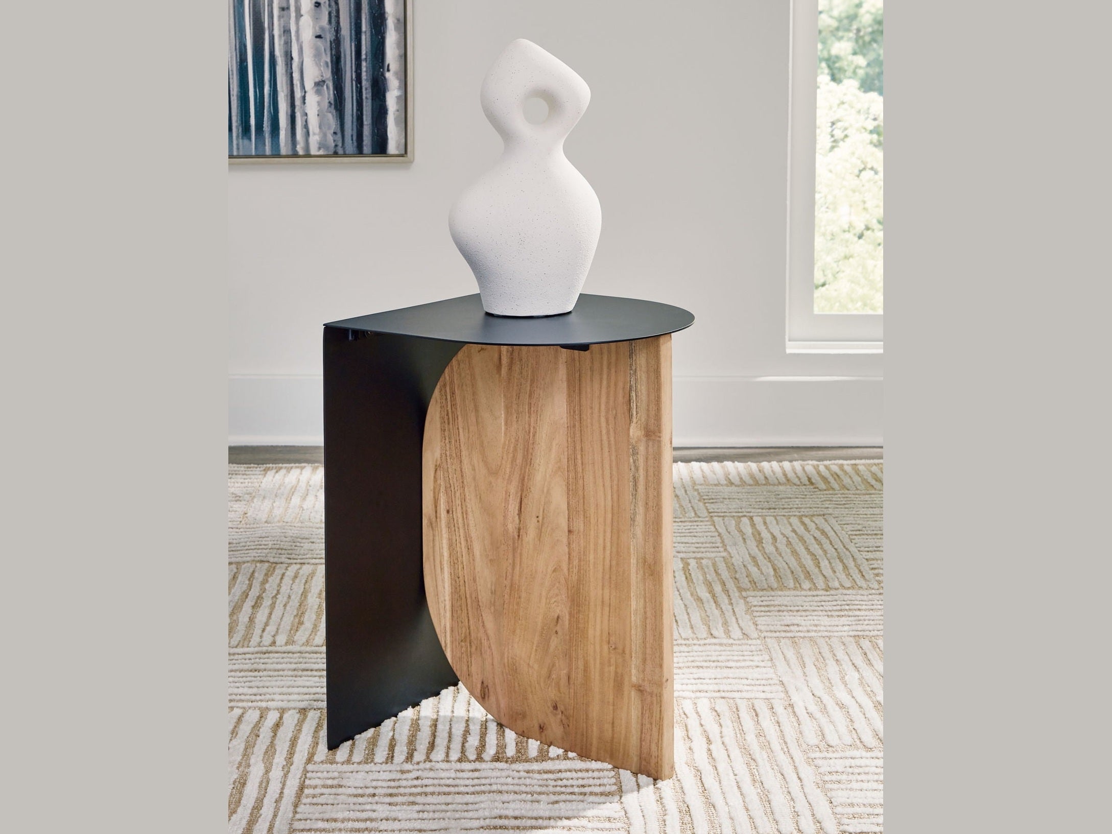 Ladgate - Accent Table - Black / Natural