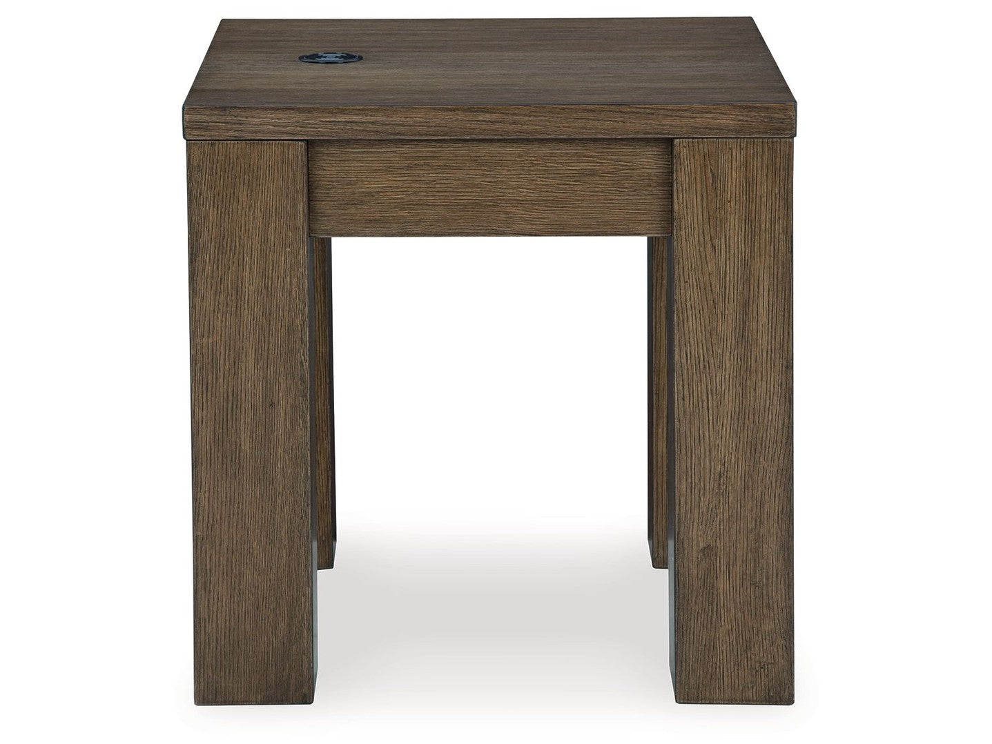 Rosswain - Square End Table - Warm Brown