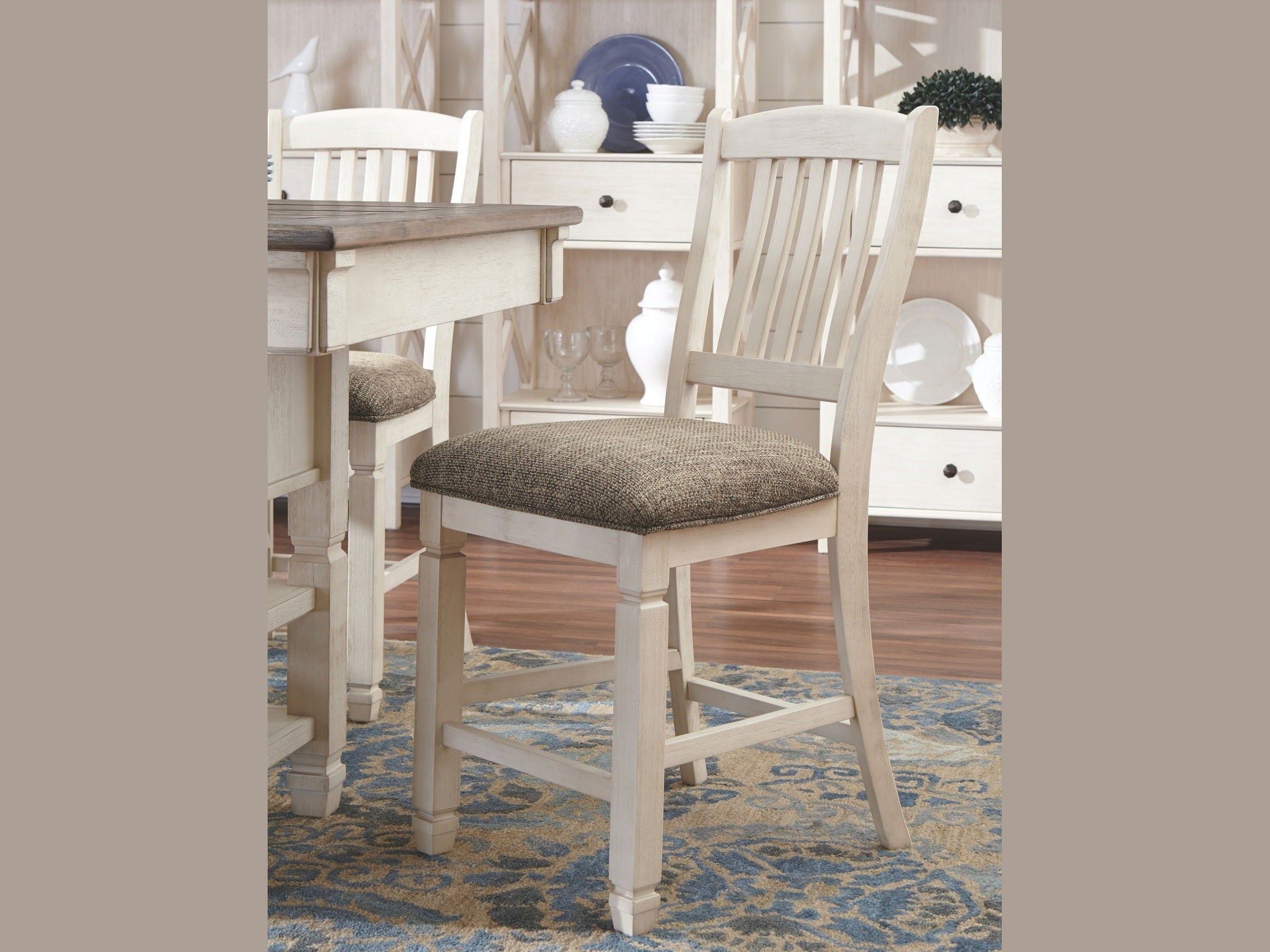 Bolanburg - Rectangular Counter Table Set