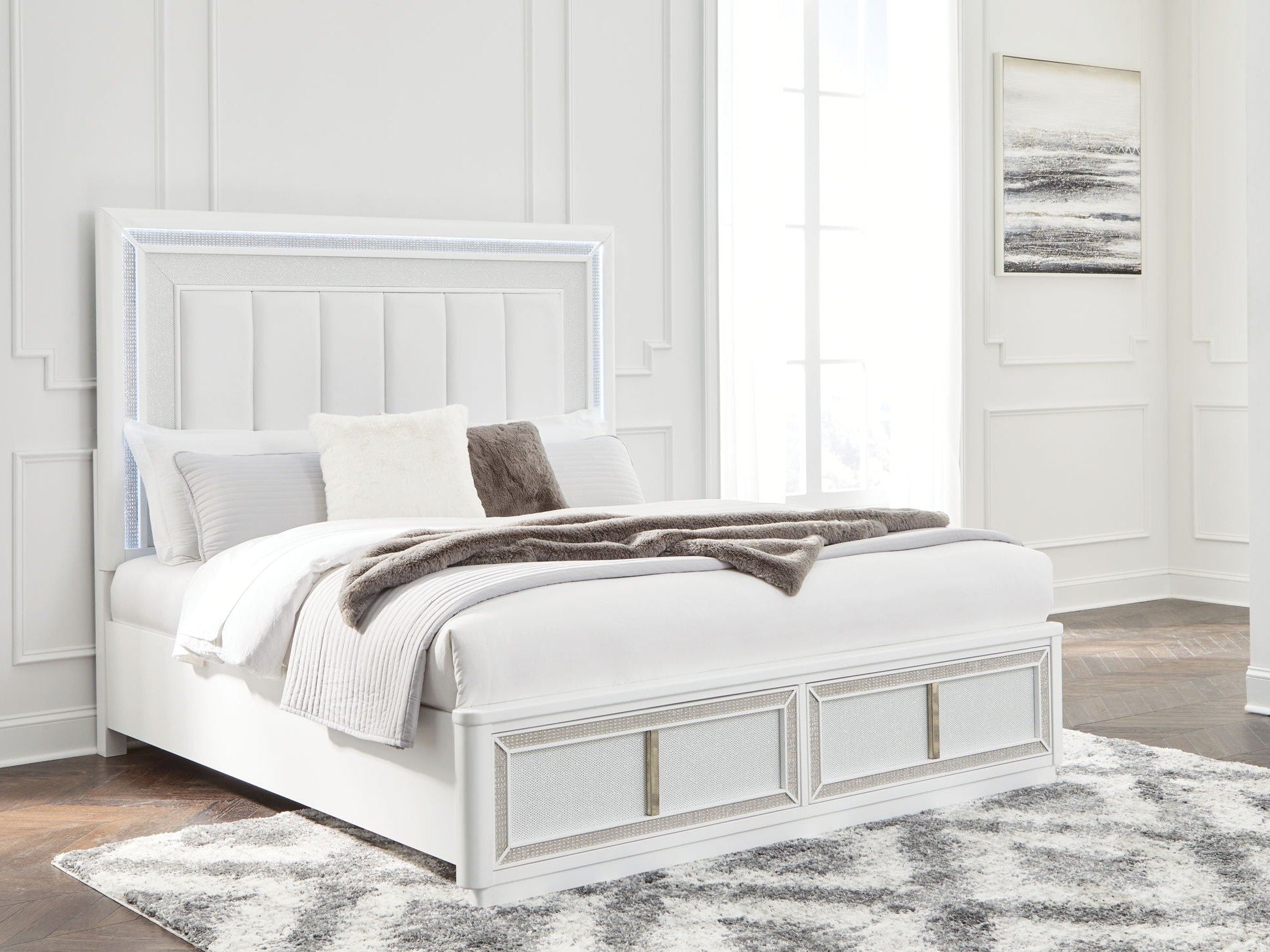 Chalanna - Upholstered Storage Bed