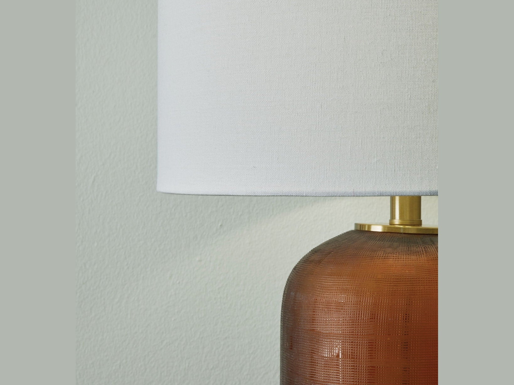 Farberman - Glass Table Lamp - Amber