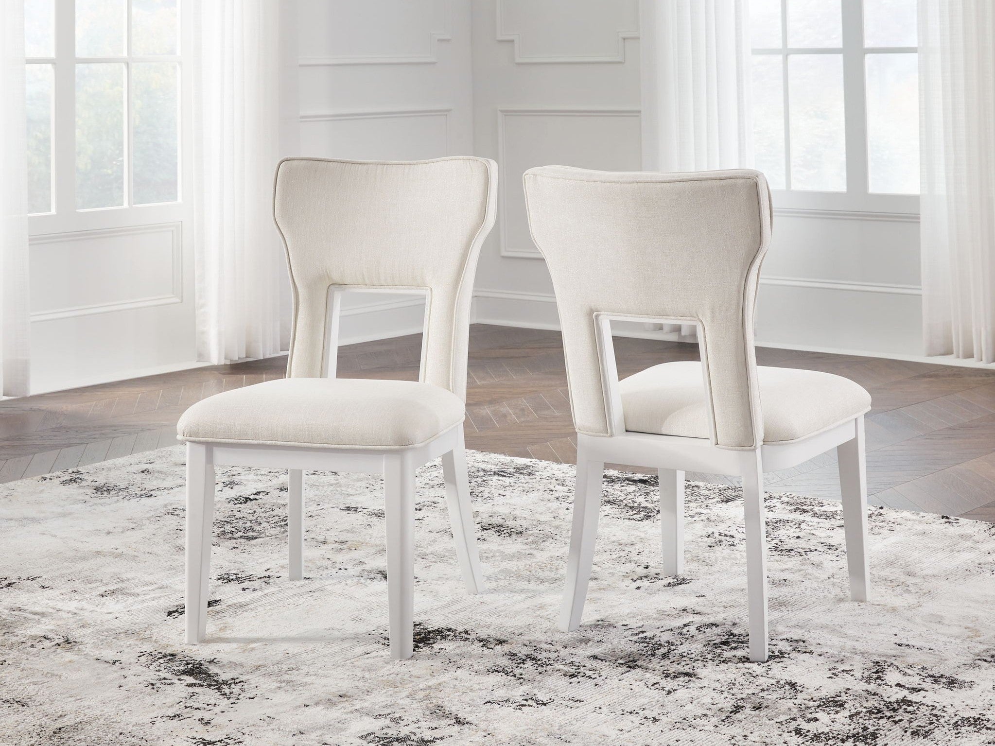 Chalanna - Dining Upholstered Side Chair (Set of 2) - White
