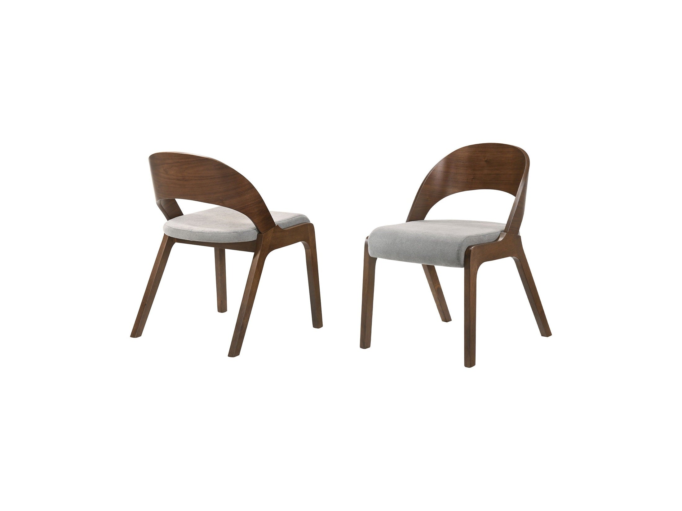 Polly - Mid-Century Upholstered Dining Chairs - (Set of 2)