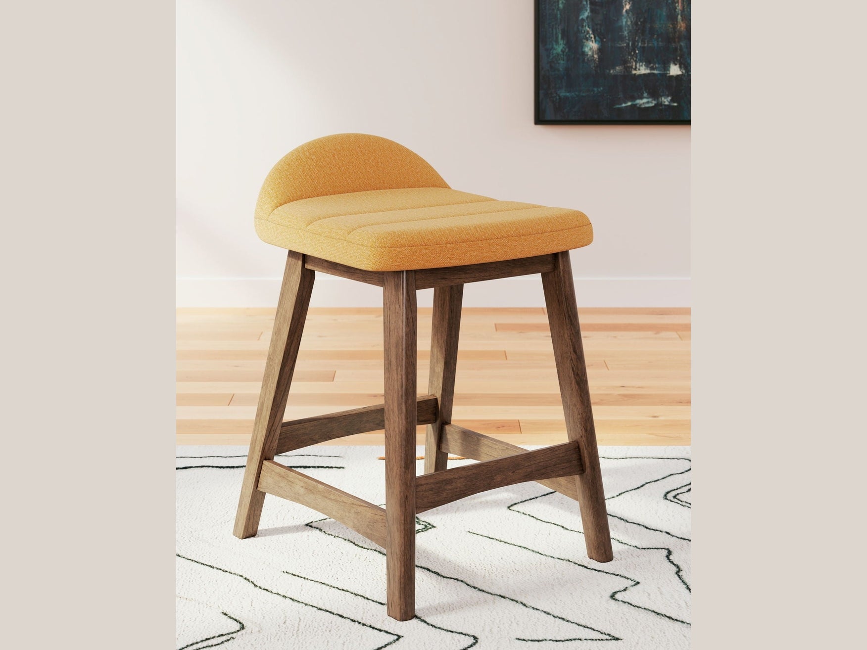 Lyncott - Upholstered Barstool (Set of 2)