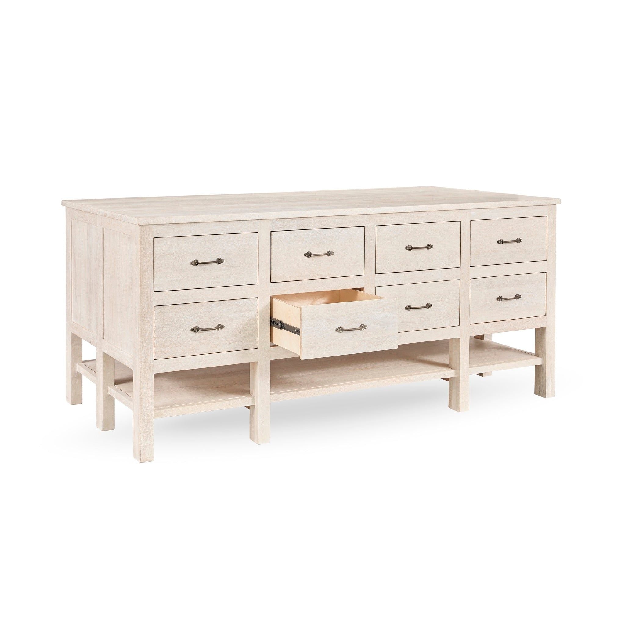 Workstation - White Washed