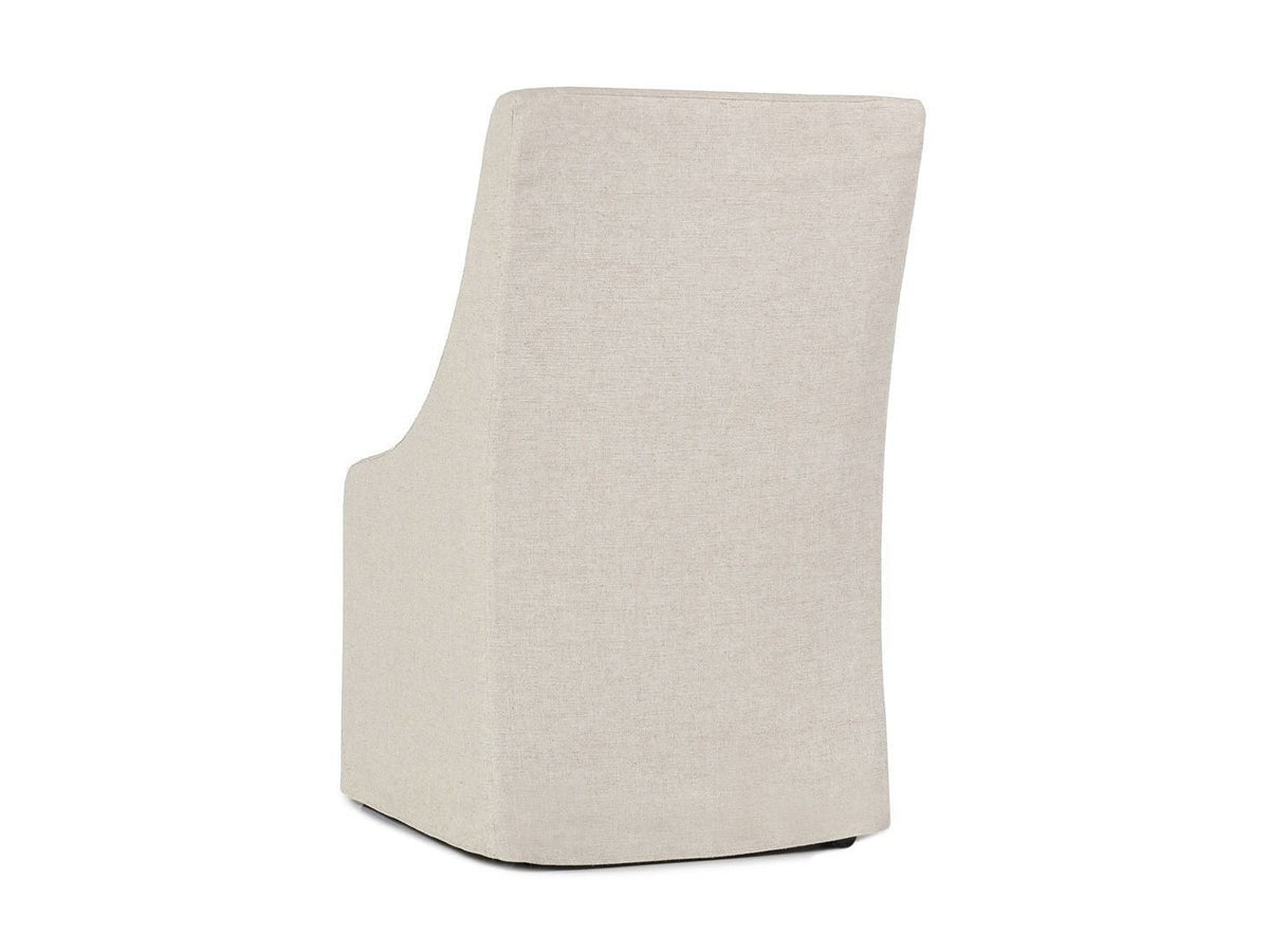 Warwick - Upholstered Rolling Dining Chair