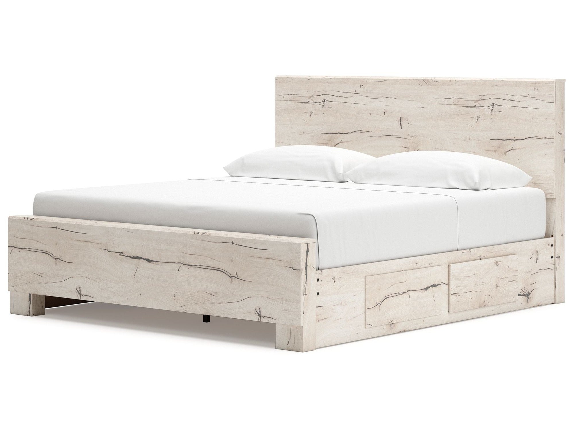 Lawroy - Panel Bed With Storage
