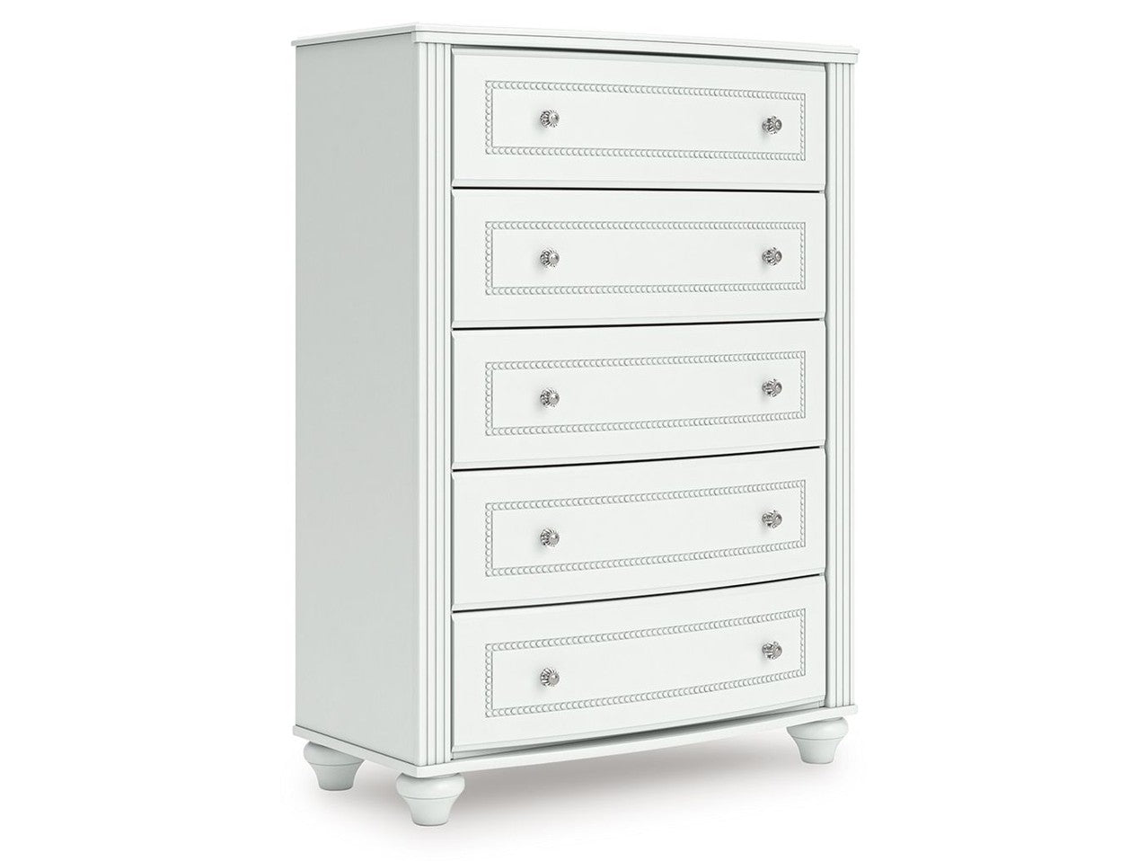 Maylilly - Five Drawer Chest - White