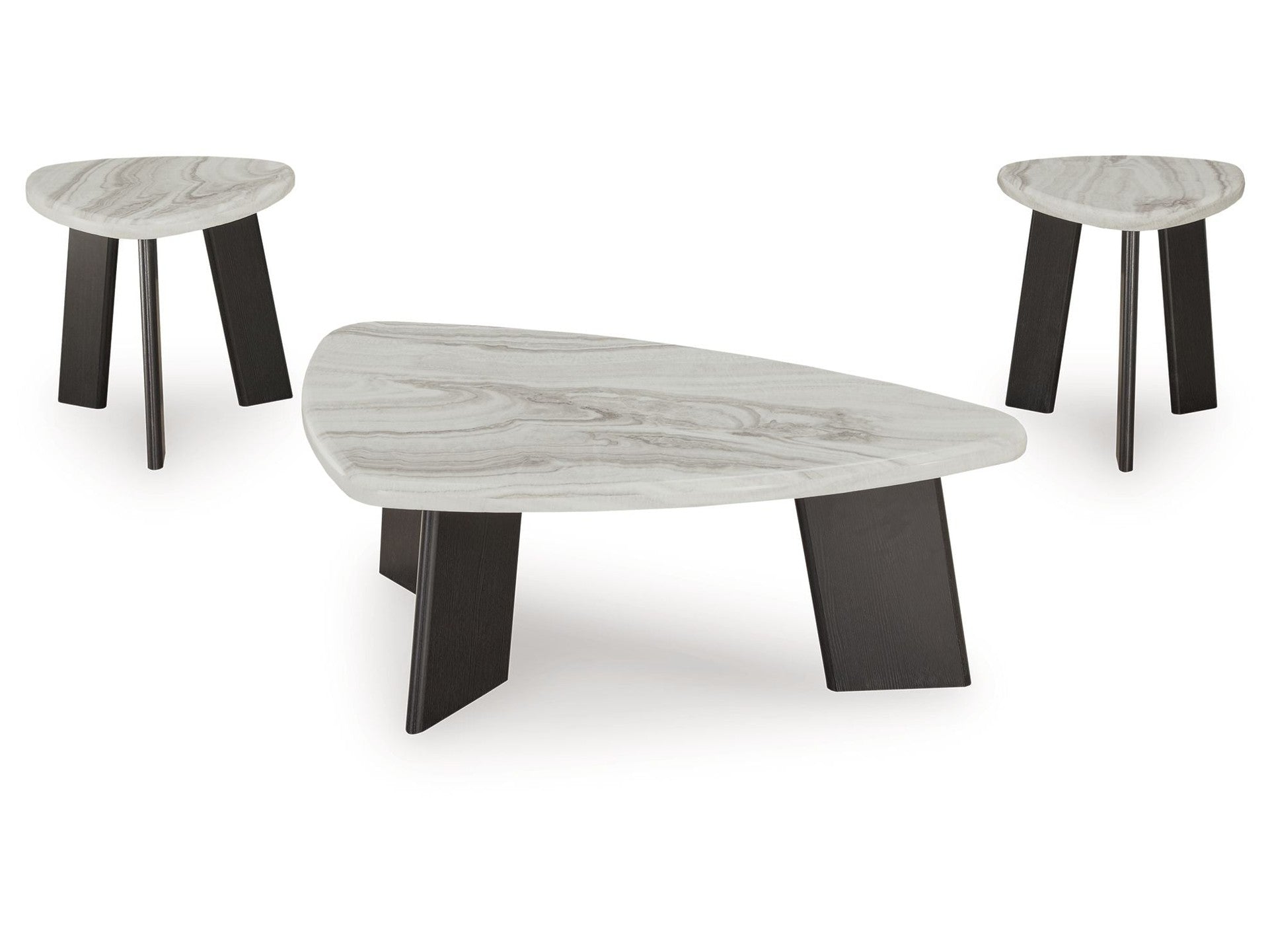 Lilyberg - Occasional Table Set (Set of 3) - Gray / Black
