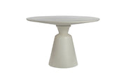 Palea - Indoor Outdoor Dining Table - White Concrete Finish