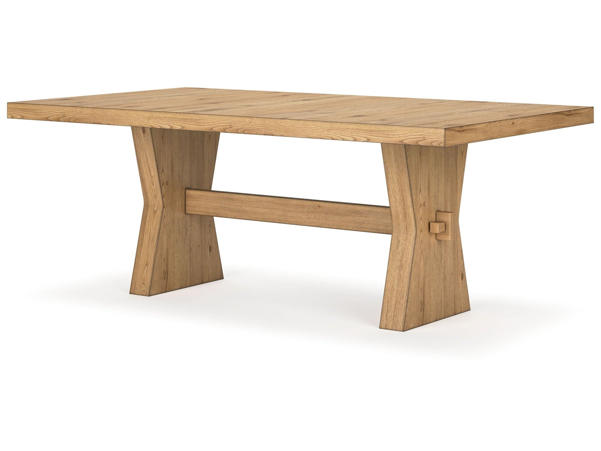 Galliden - Rectangular Dining Room Table - Light Brown