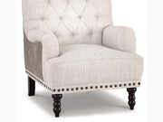 Tartonelle - Accent Chair - Ivory / Taupe