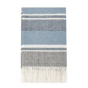 Lima - Throw - Capri Blue / Dark Gray