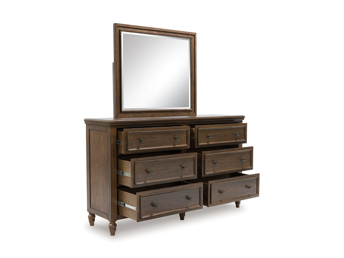 Sturlayne - Dresser And Mirror - Brown