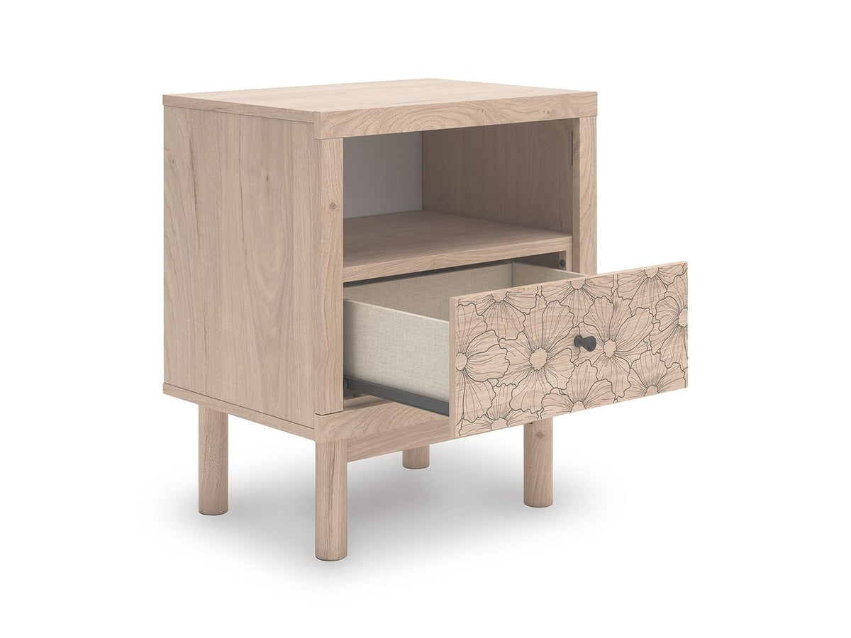 Arloster - One Drawer Night Stand - Tan