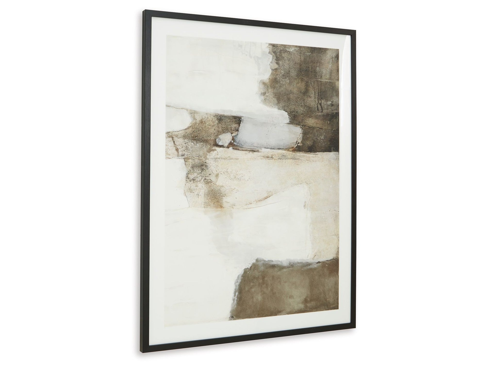 Aldricton - Wall Art - Brown / White