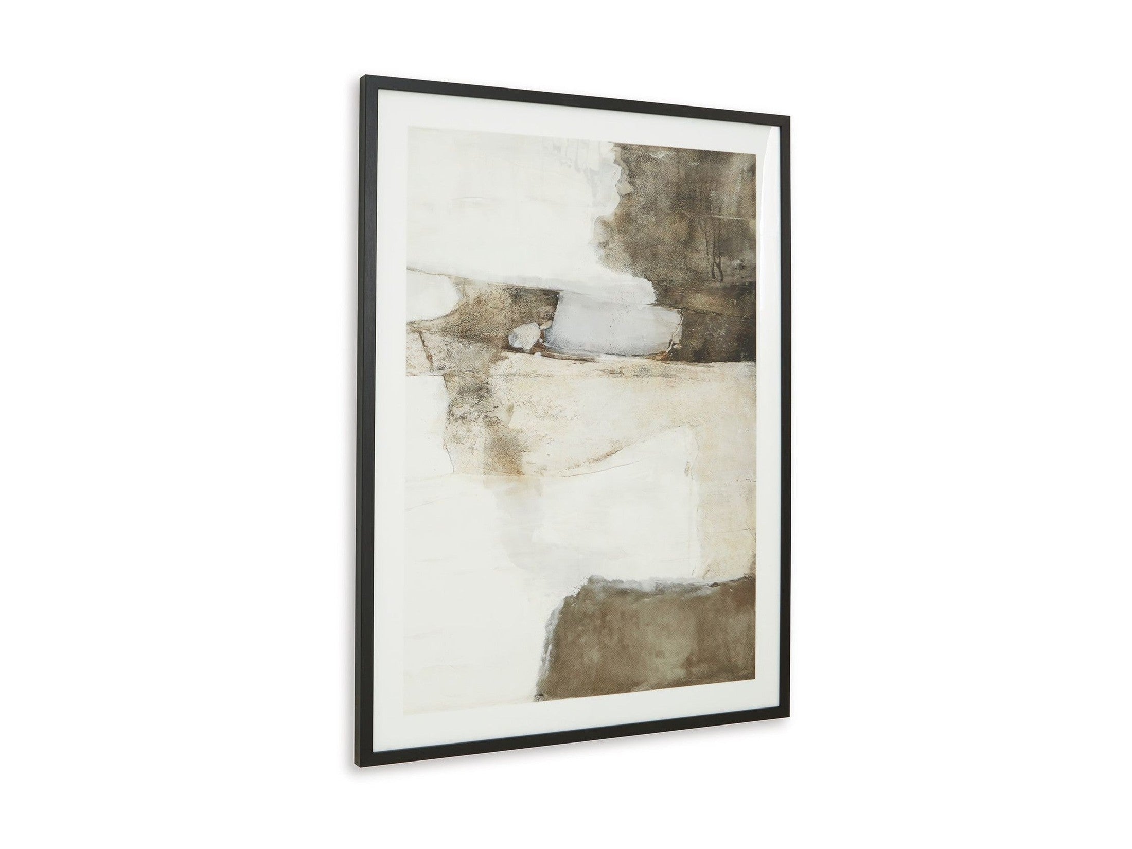 Aldricton - Wall Art - Brown / White