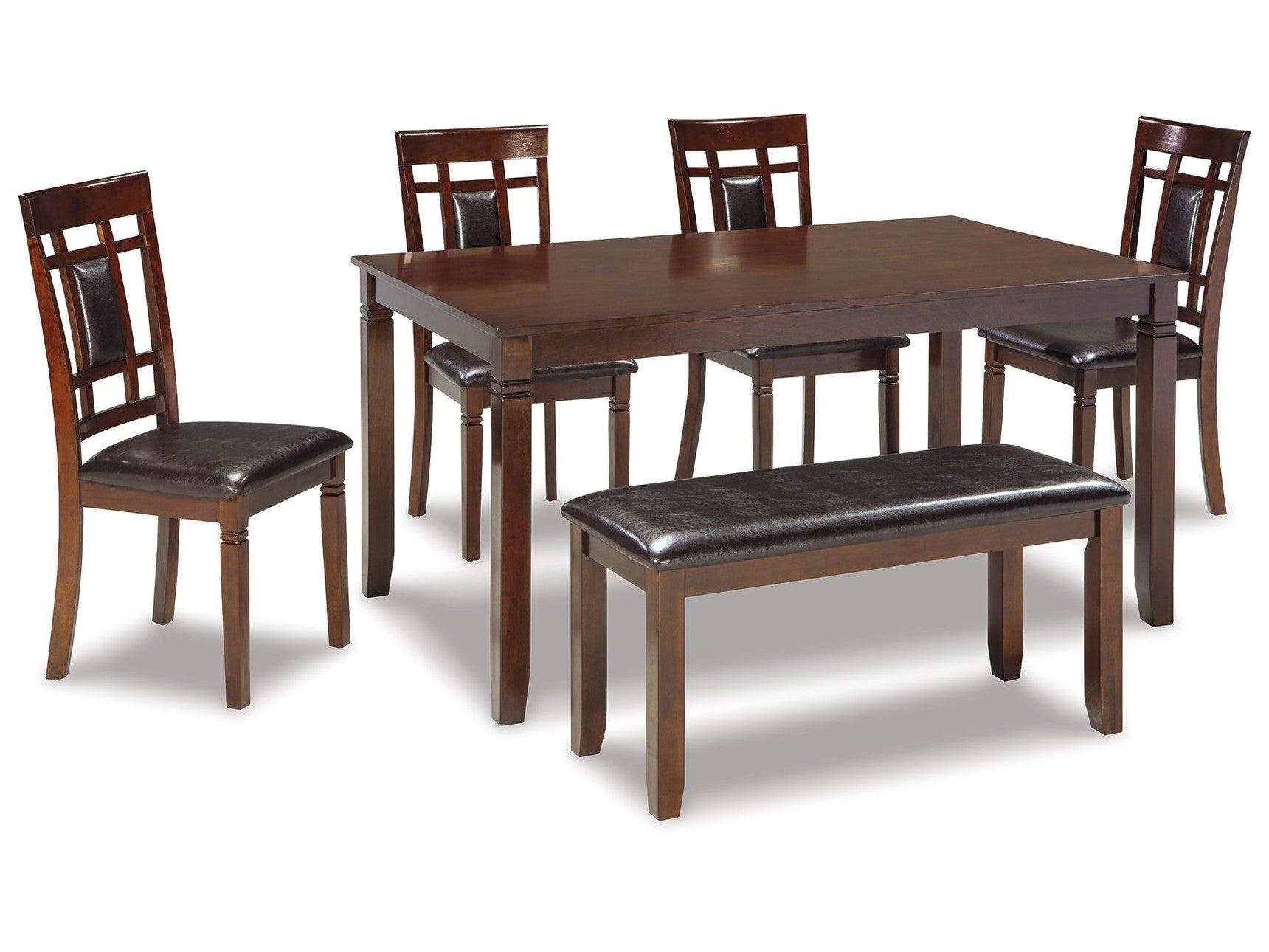 Bennox - Dining Room Table Set (Set of 6) - Brown