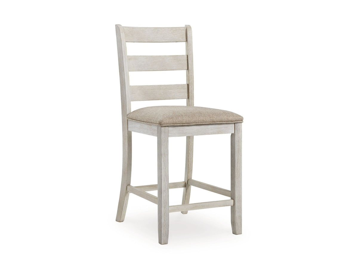 Skempton - Upholstered Barstool (Set of 2) - White