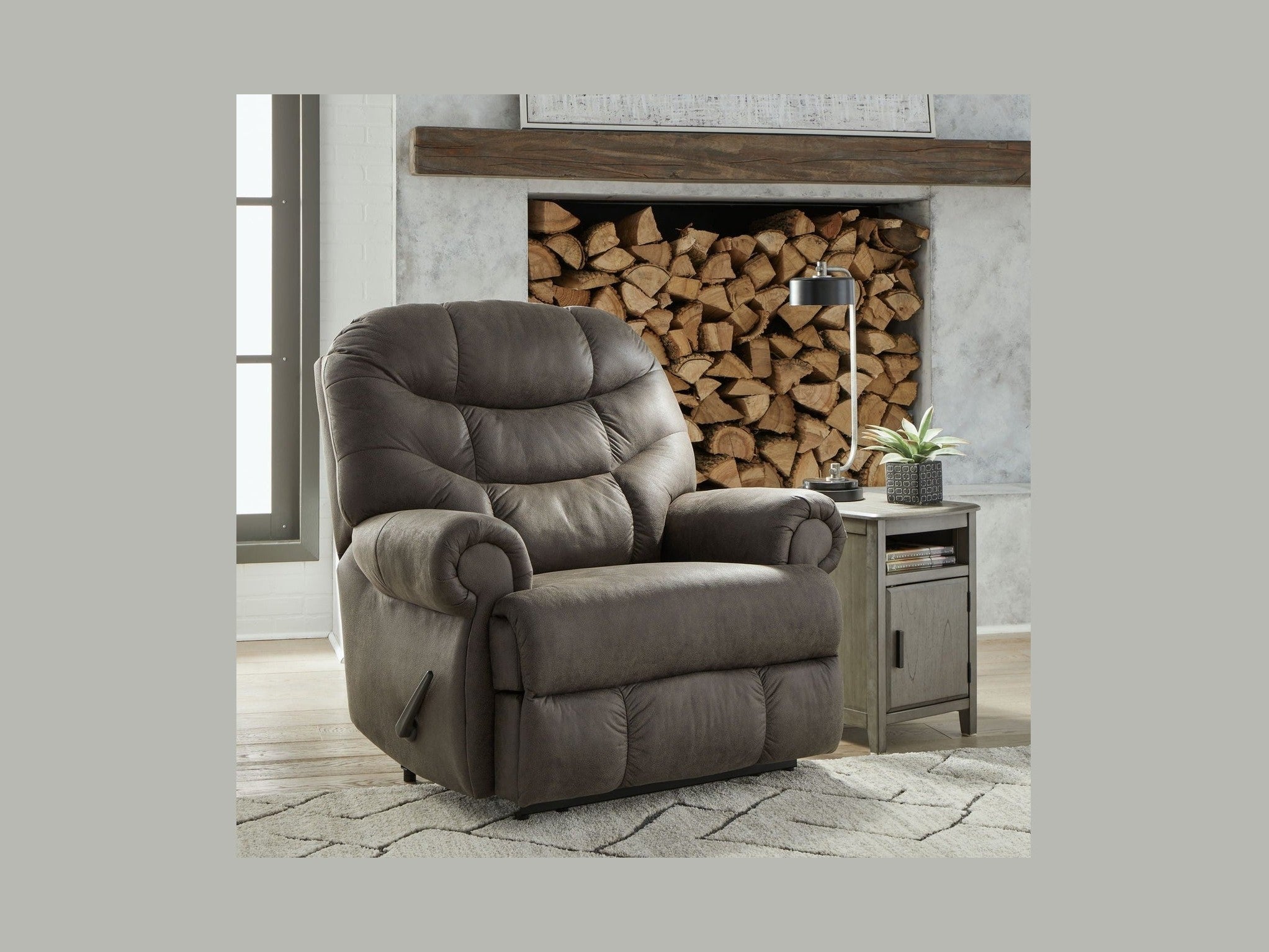 Camera Time - Zero Wall Recliner - Gunmetal