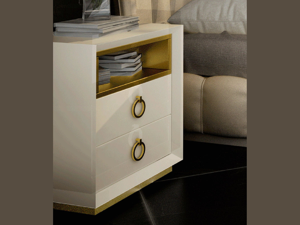 Velvet - Nightstand - Beige