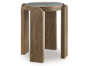 Gavrilley - Accent Table - Gray / White / Brown