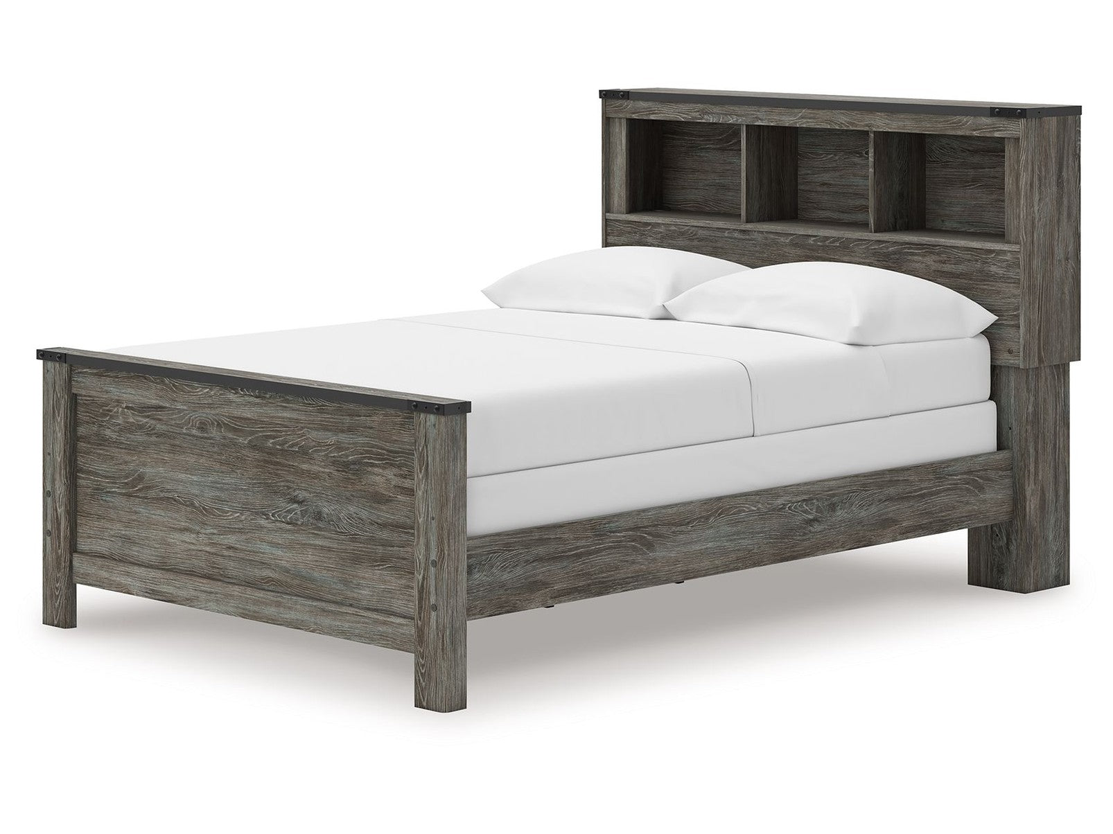 Frandern - Bookcase Panel Bed