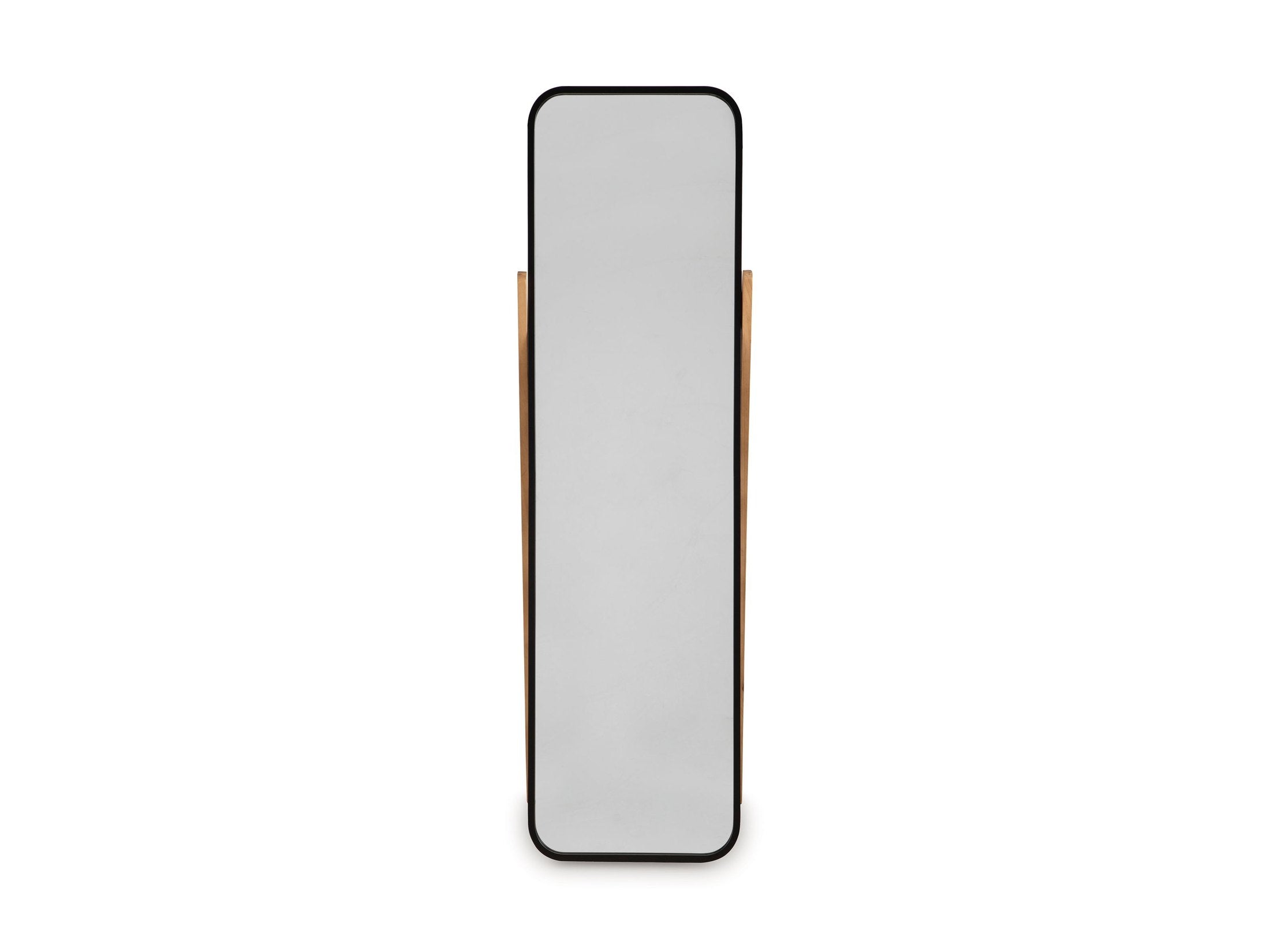 Bronick - Floor Mirror - Black / Brown