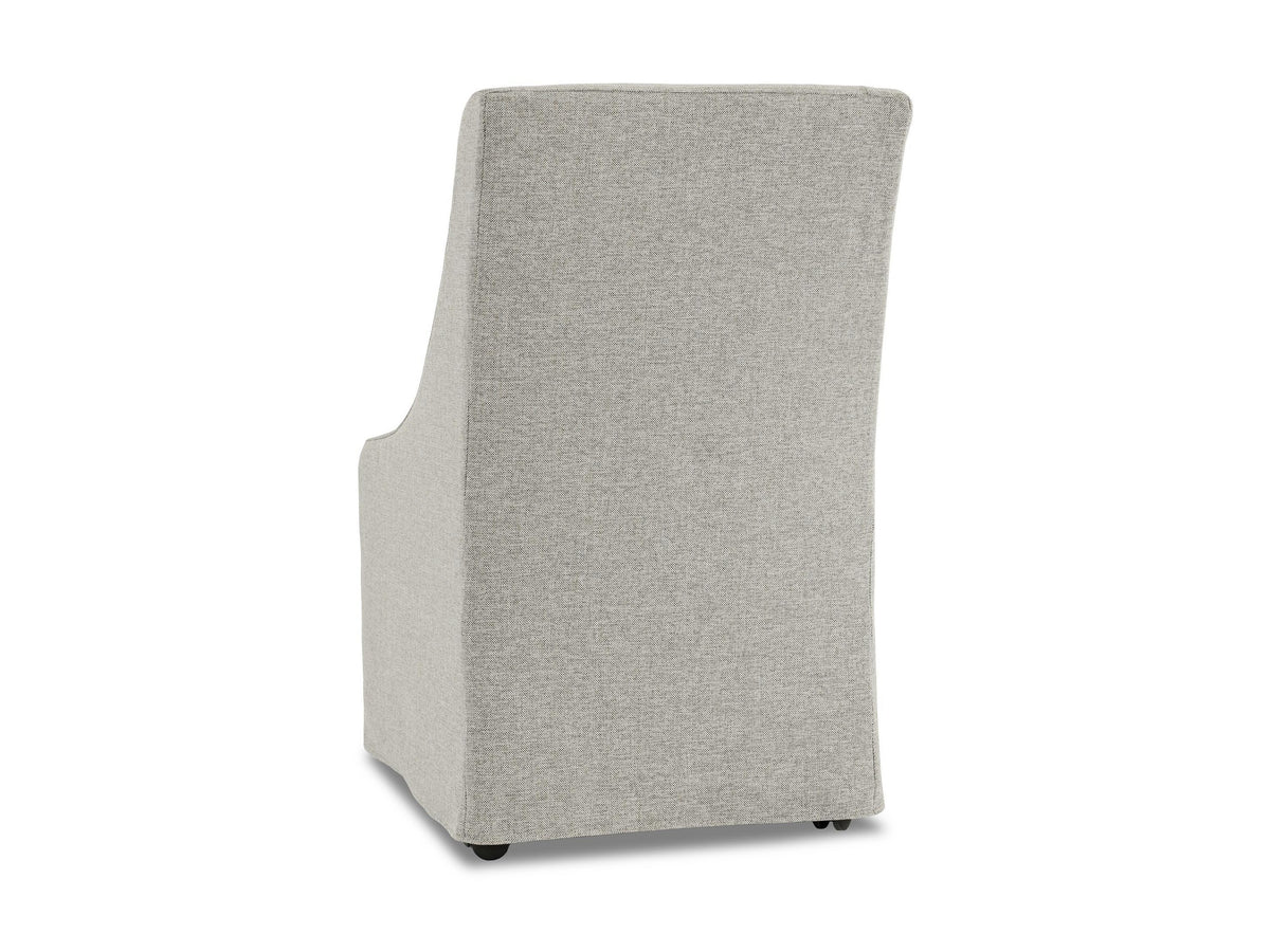 Warwick - Upholstered Rolling Dining Chair