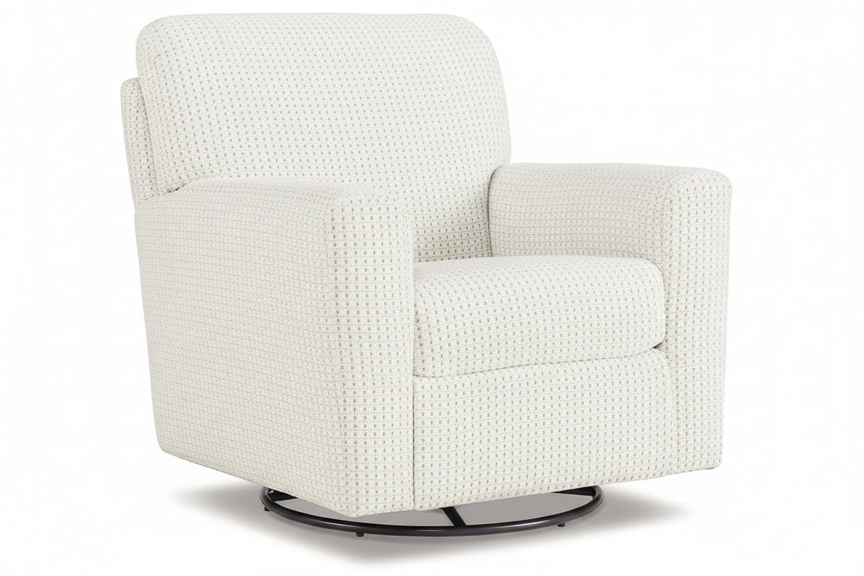 White textured armchair on a white background