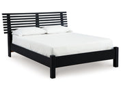 Danziar - Slat Panel Bed With Low Footboard