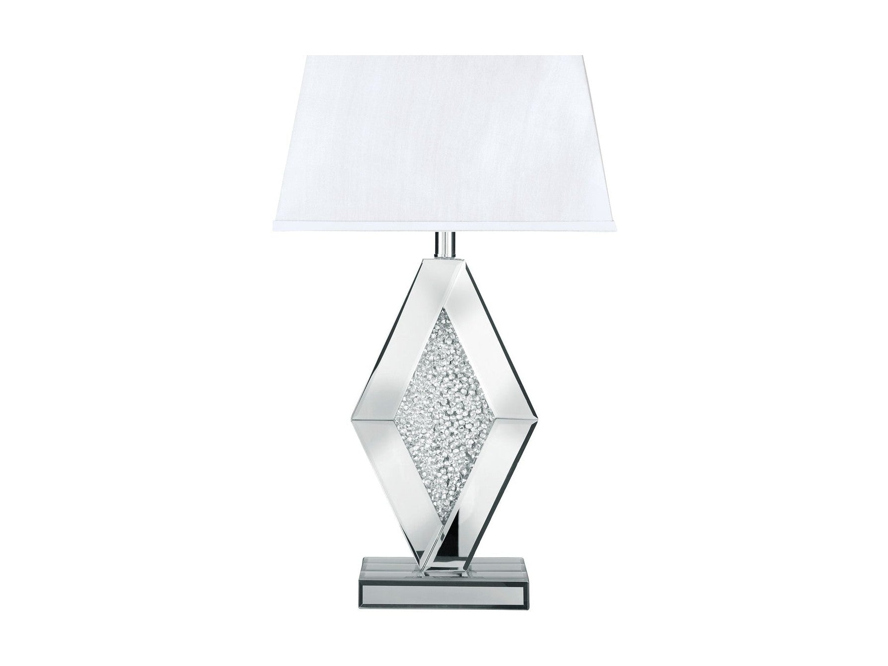 Prunella - Mirror Table Lamp  - Silver Finish