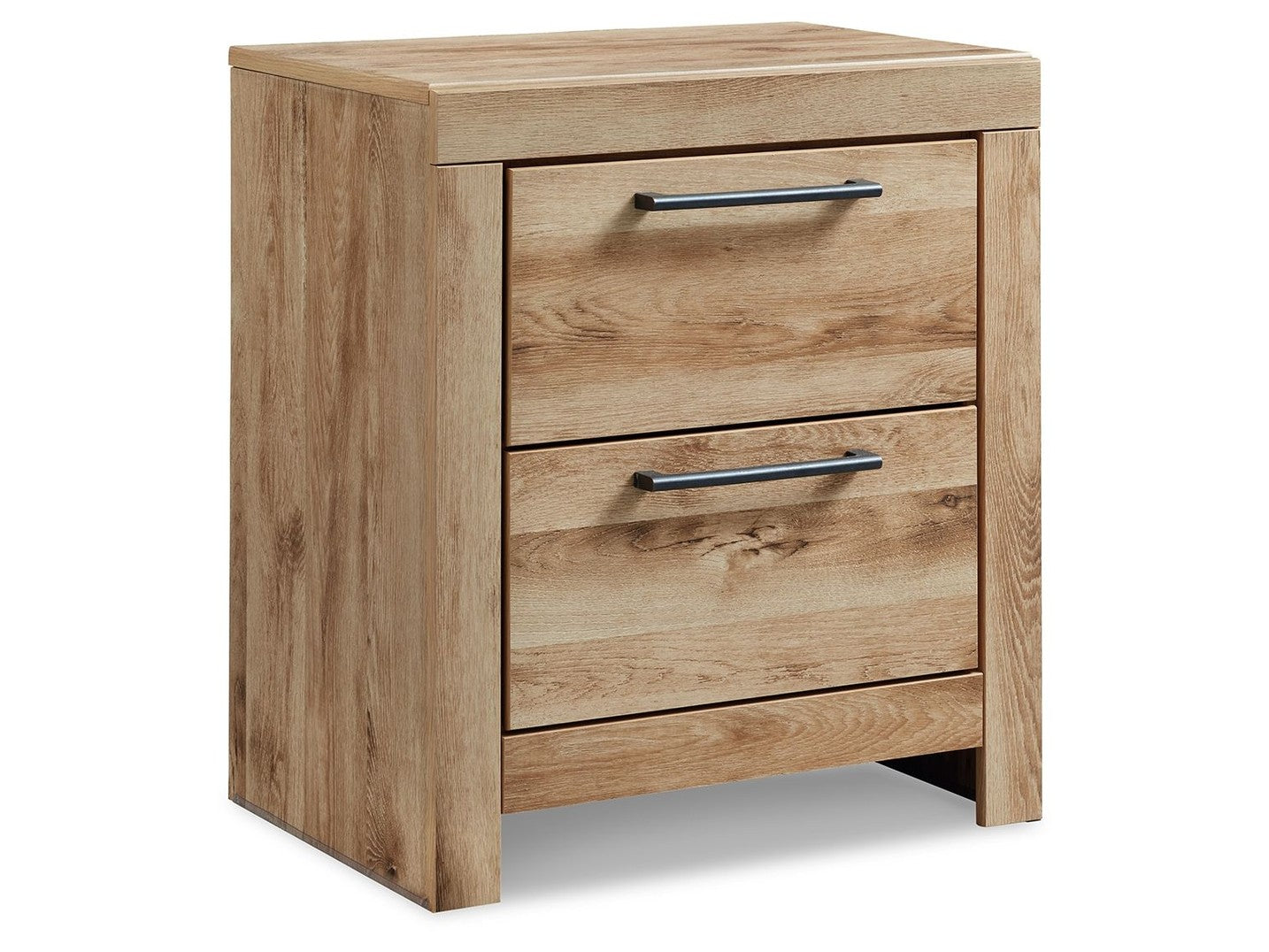 Hyanna - Two Drawer Night Stand - Tan Brown