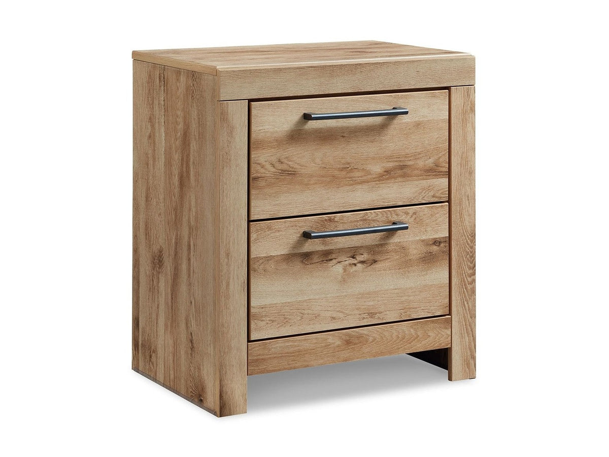 Hyanna - Two Drawer Night Stand - Tan Brown