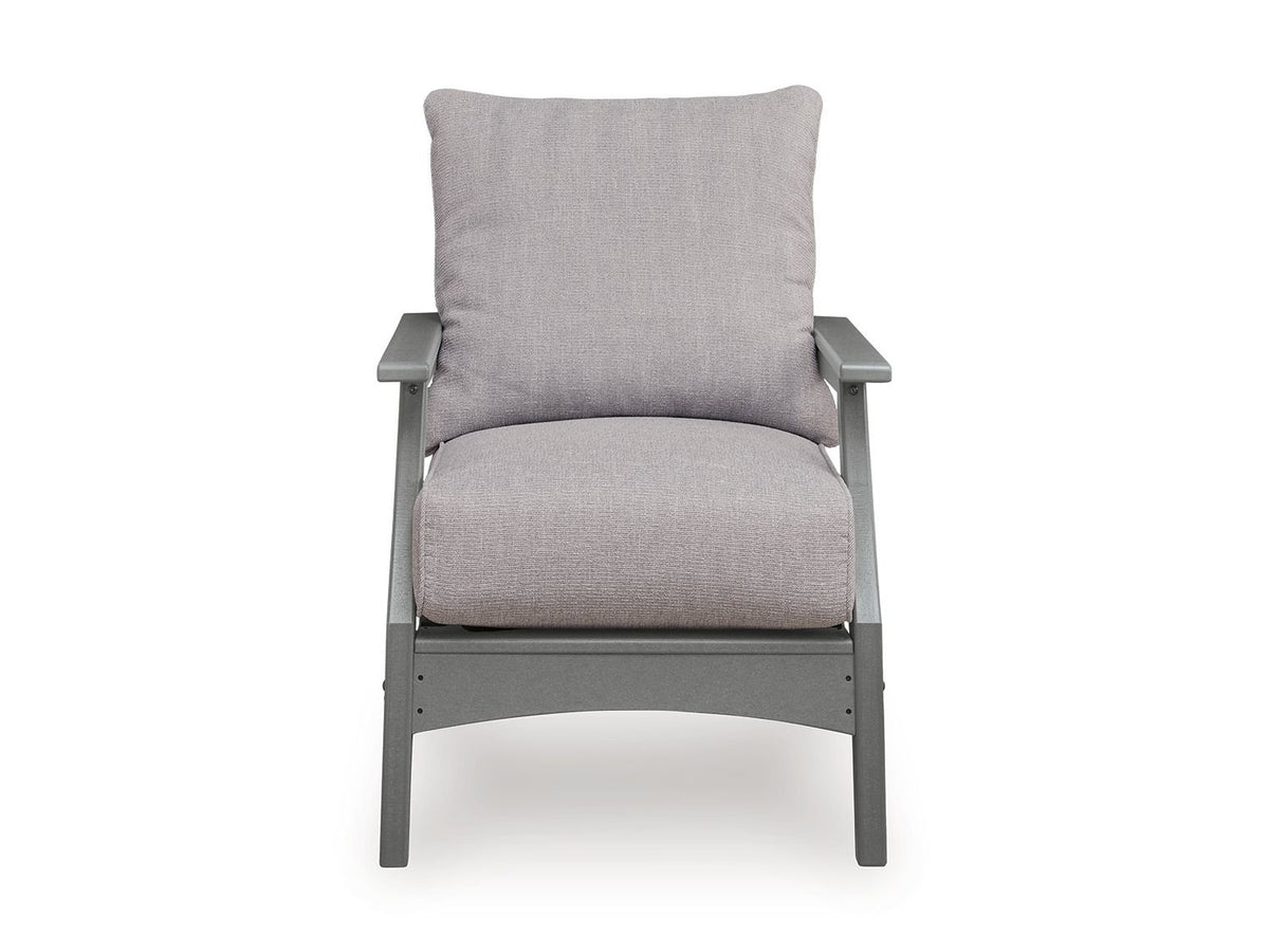 Cove Beach - Lounge Chair With Cushion (Set of 2) - Gray