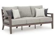 Hillside Barn - Sofa With Cushion - Gray / Brown