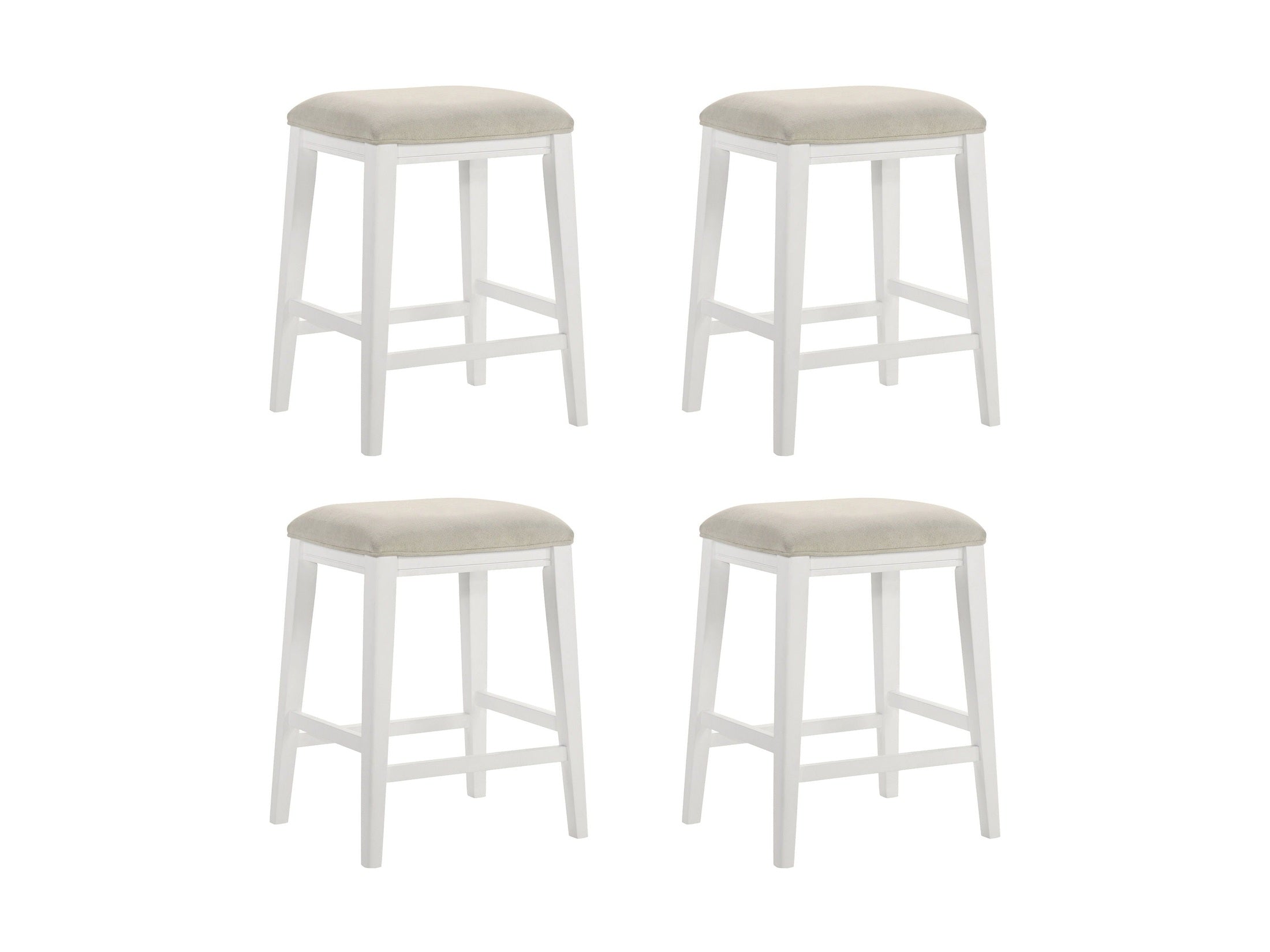 Jane - Contemporary Transitional Wood Counter Height Kitchen Bar Stool
