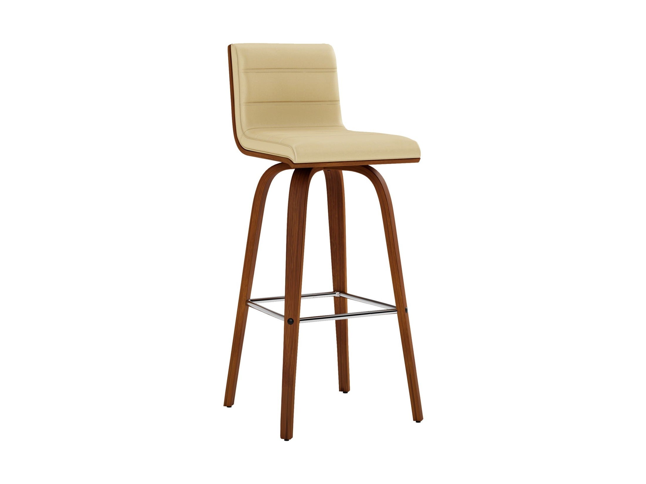 Vienna - 30" Swivel Bar Stool - Walnut Wood