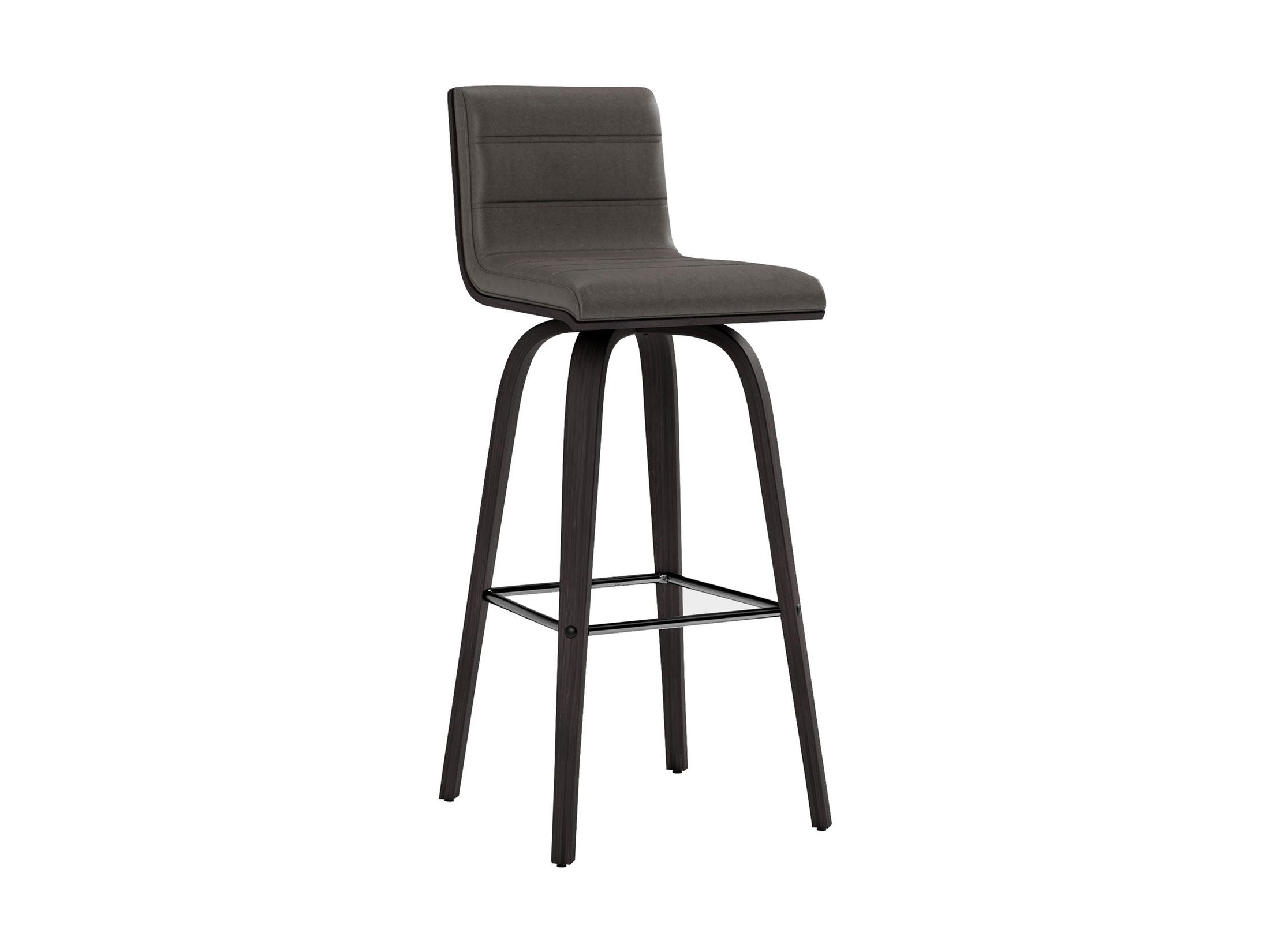 Vienna - 30" Swivel Bar Stool - Black Wood