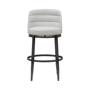Eunice - Faux Leather Upholstered Swivel Barstool
