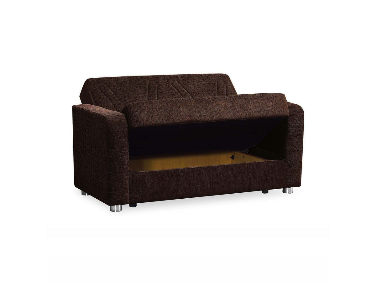 Ottomanson Elegance - Upholstered Convertible Loveseat With Storage