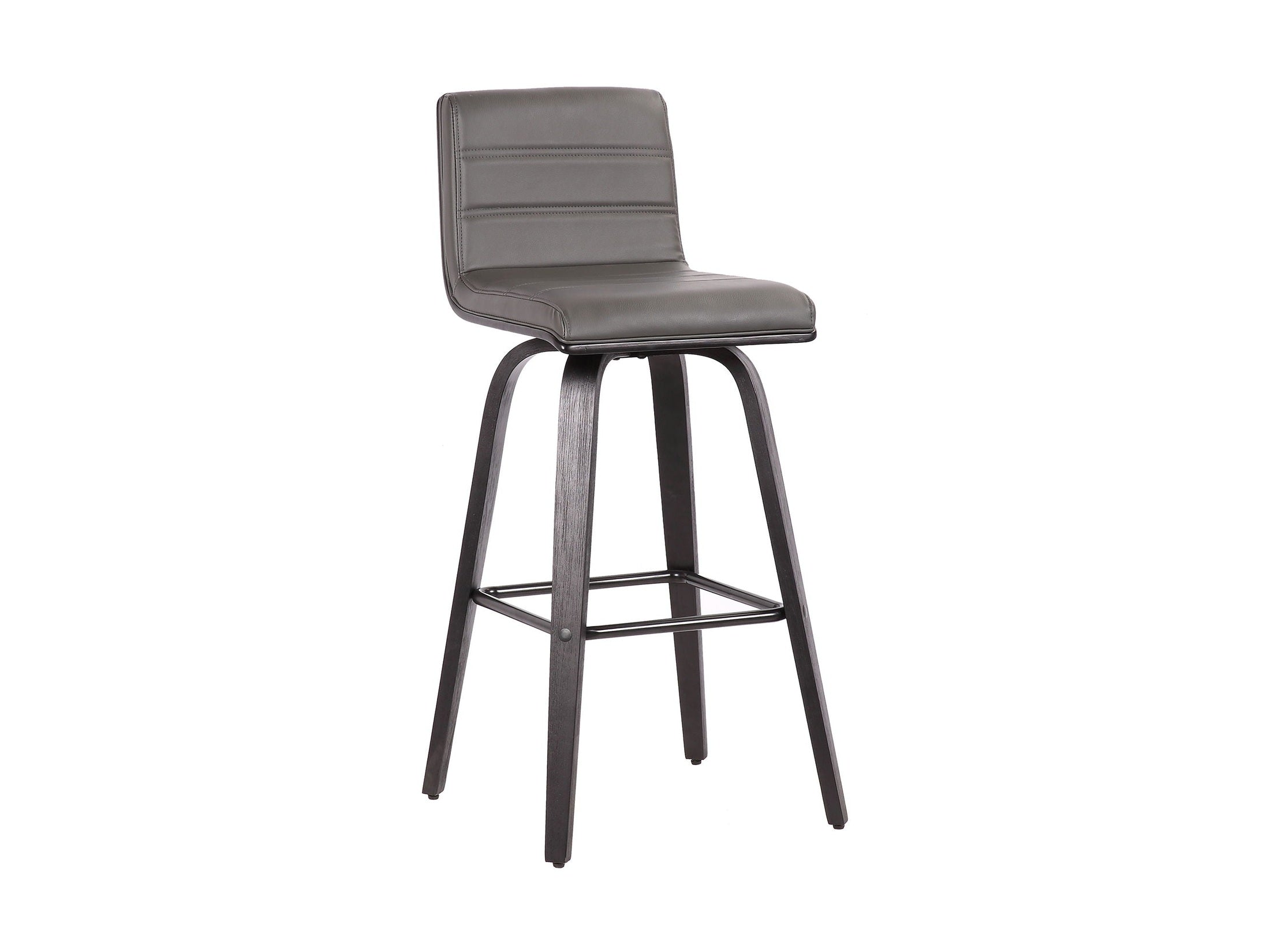 Vienna - 30" Swivel Bar Stool - Black Wood