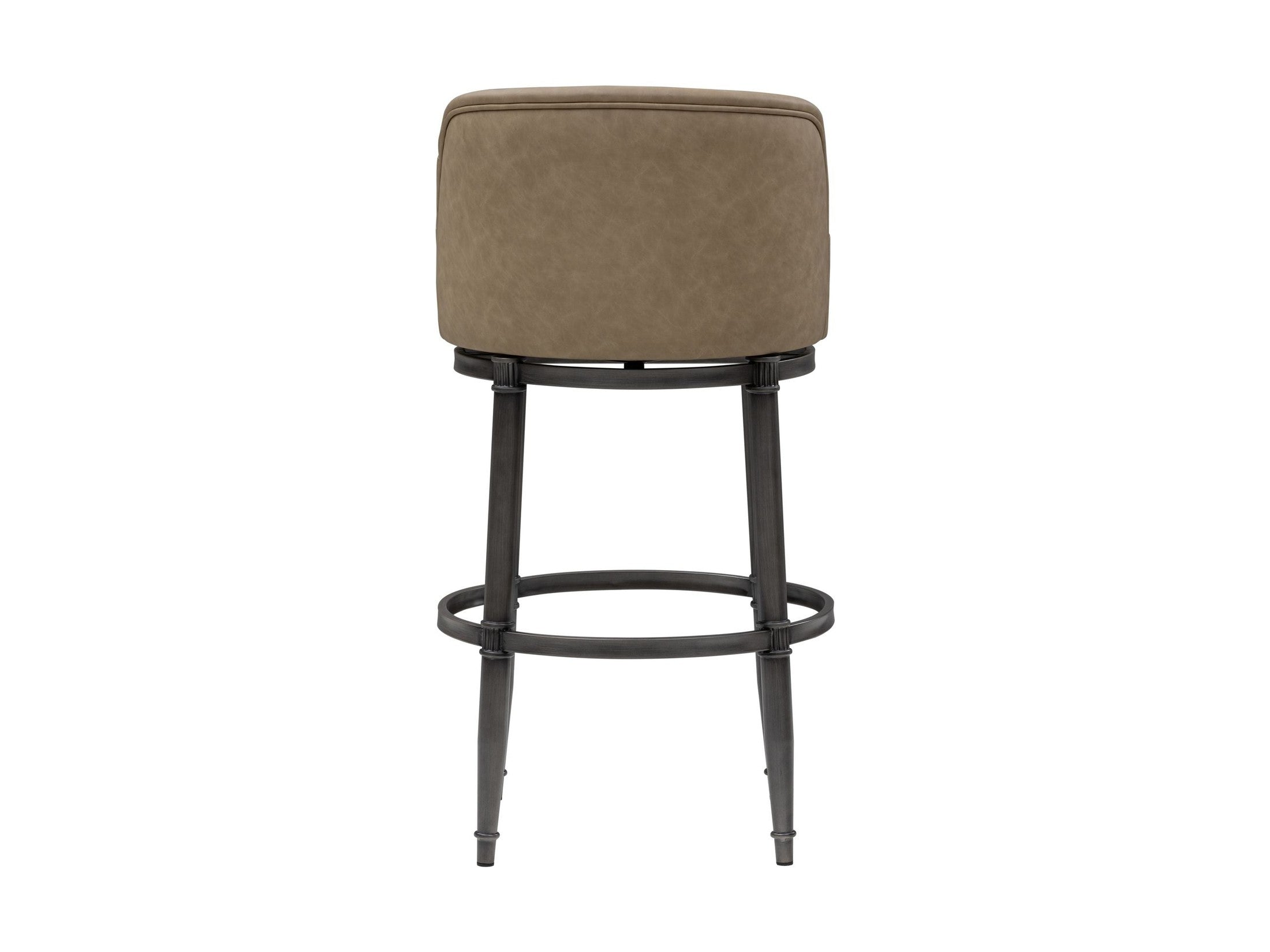 Eunice - Faux Leather Upholstered Swivel Barstool
